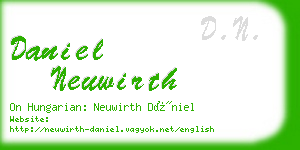 daniel neuwirth business card